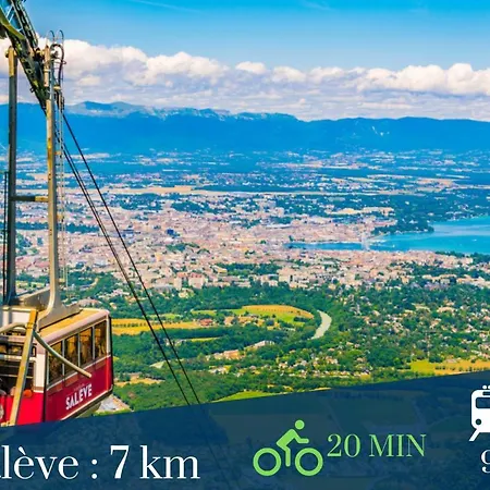 Homey Leaves- New / Centre-ville / Proche Gare Et Tramway Pour Geneve * אנמסה